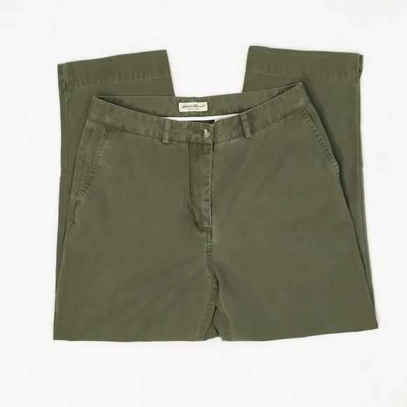 Olive Green Women's Pants - Picture 3 of 7